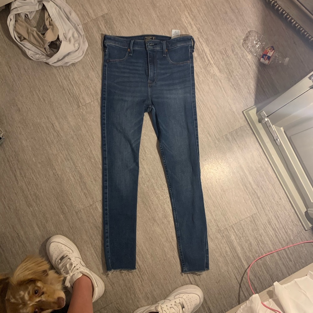 High rise Jean legging